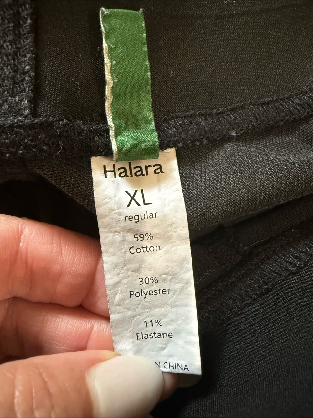 HALARA Charcoal Wide-Leg Stretch Comfortable Cargo Pants XL - Picture 14 of 15
